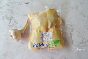 Kip in knoflook mosterd-roomsaus