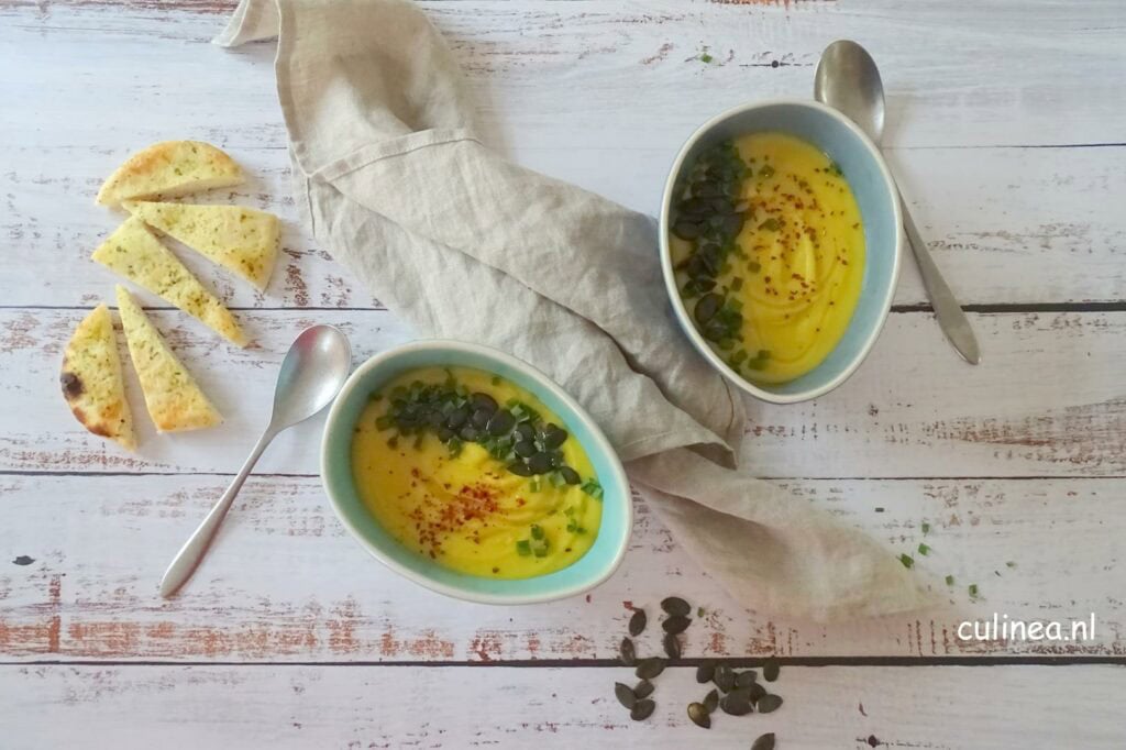 Romige gele erwtensoep