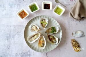 Oesters met 4 verschillende dressings
