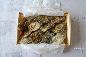 Oesters met 4 verschillende dressings