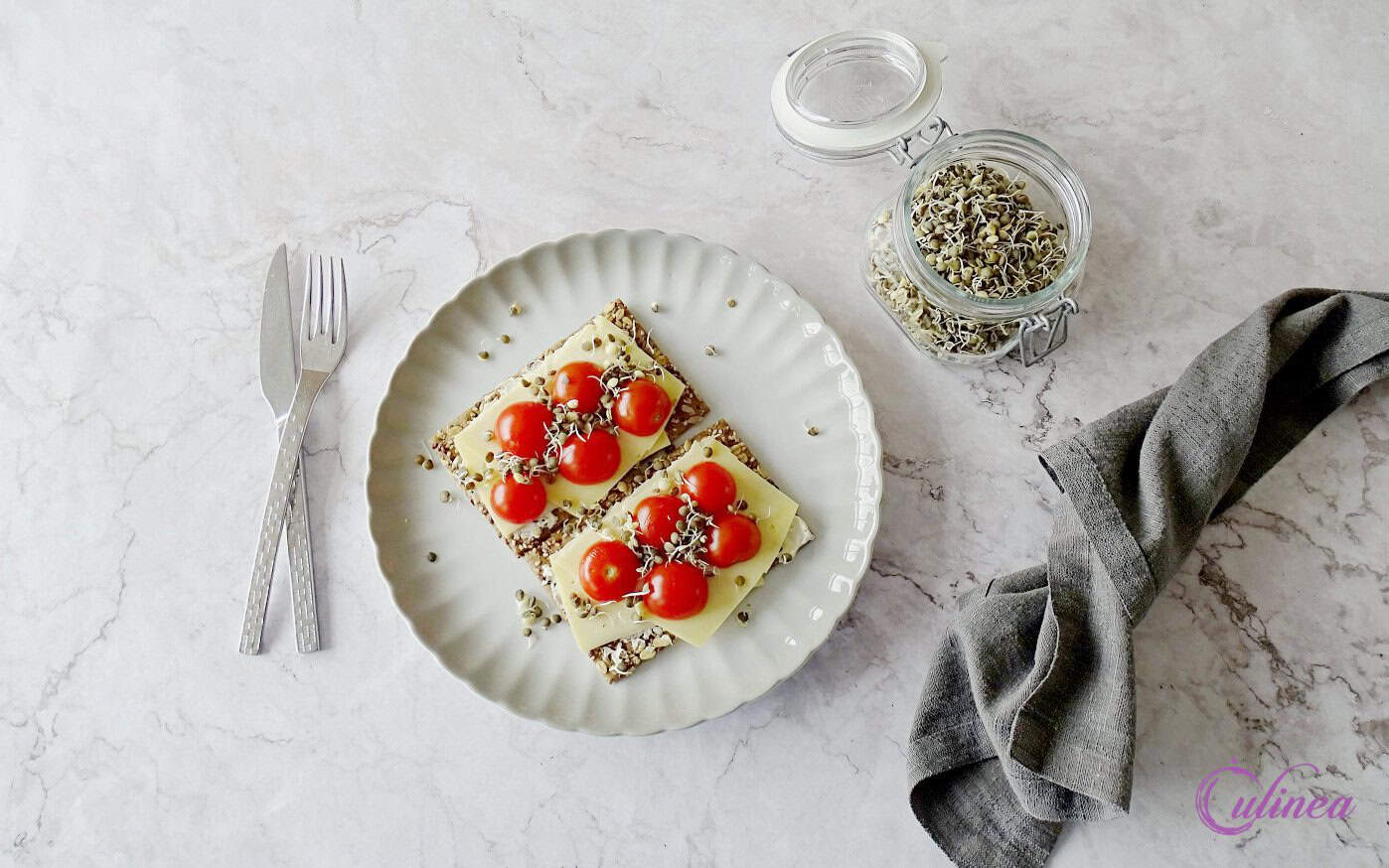 Zelf kiemgroente van linzen maken