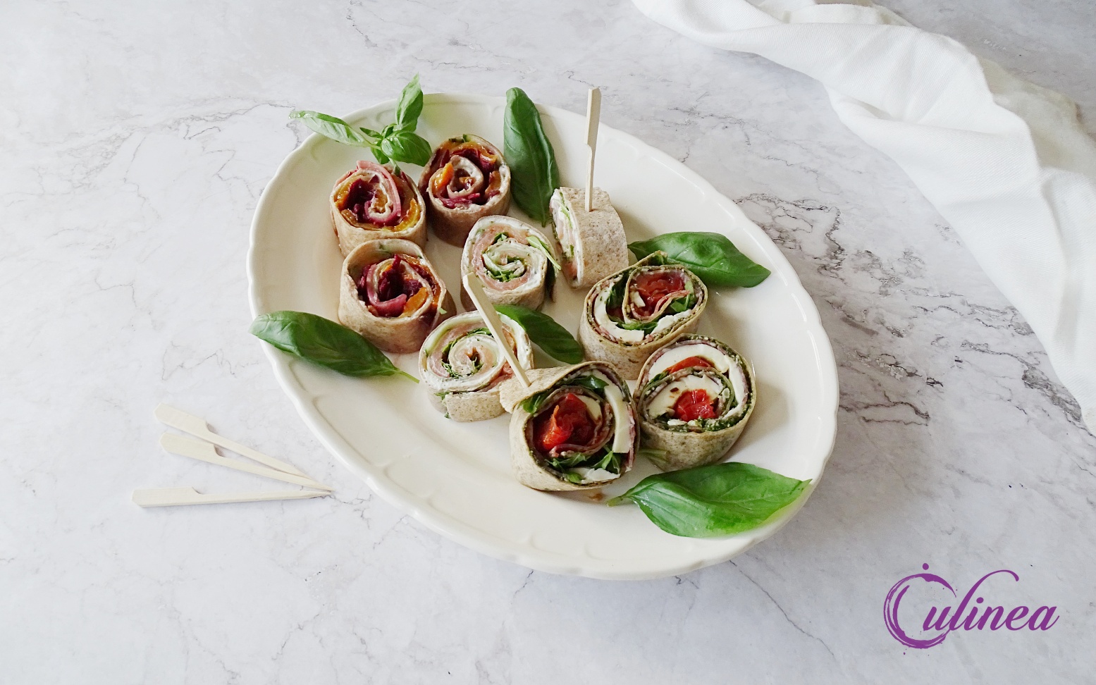 Drie verschillende Koude Wraps Recepten