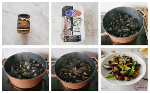 Mosselen in Pittige Tomatensaus