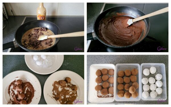 Chocoladetruffels met Licor 43 Crème Brûlée