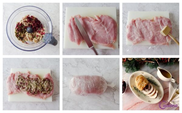 Gevulde Kalkoenfiletrollade