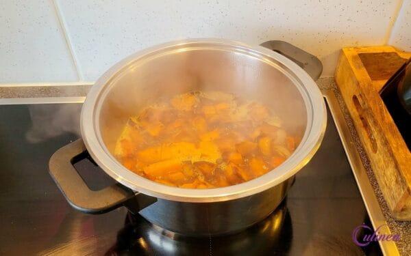 Zoete Aardappel en Wortelsoep