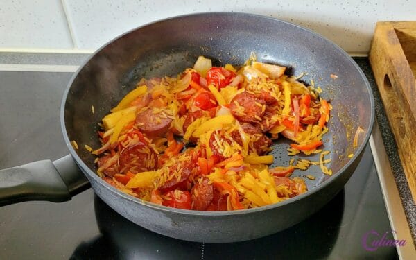 Cajun Orzotto met Garnalen