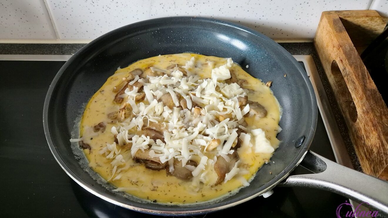 Flatbread met omelet