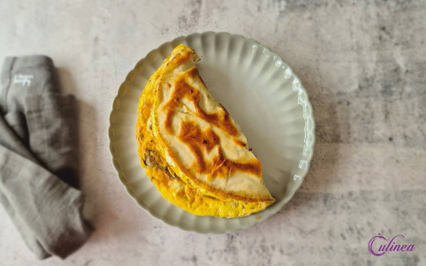 Flatbread met omelet