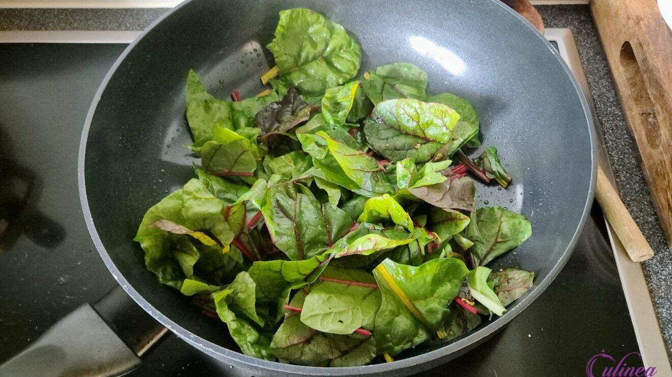 Gebakken zalm met champignons