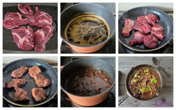 Gestoofde Aziatische Runderwangen