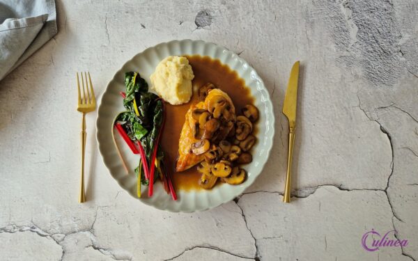 Kipfilet met paddenstoelen en Marsala 