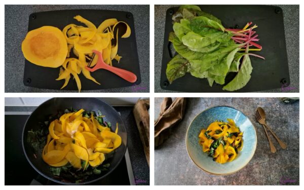 Pompoen Pappardelle met Snijbiet