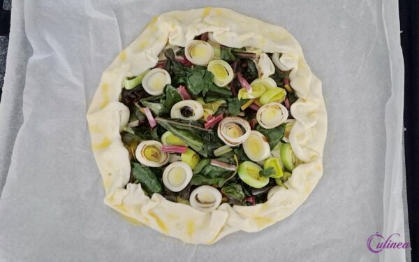 Galette met Snijbiet en Prei