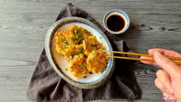 Gerookte tofu beignets