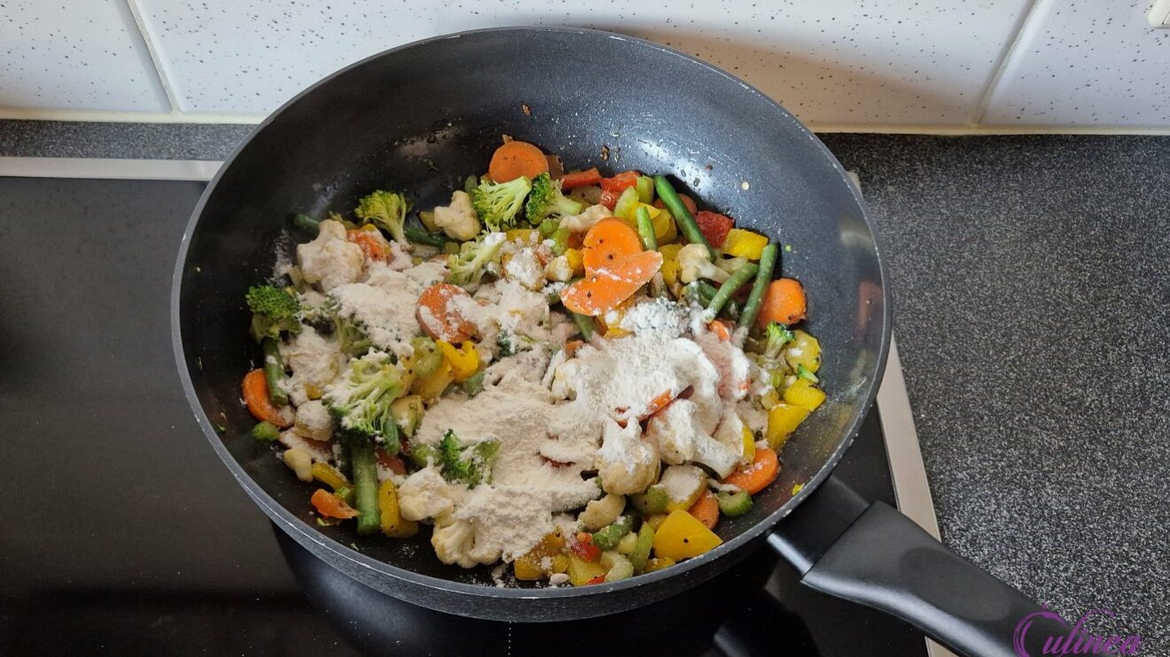 Ovenschotel met zalm en filodeeg