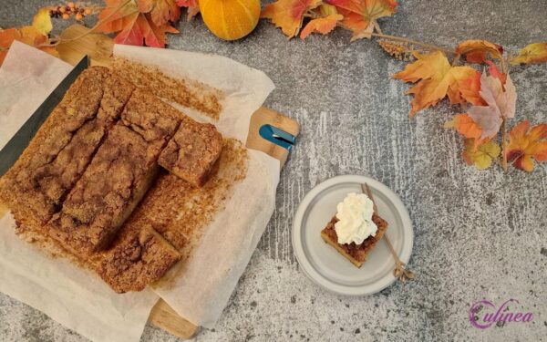 Pompoencake met kaneelsuiker