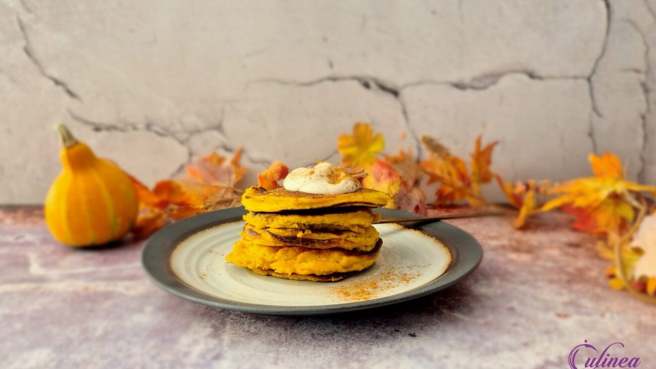 Zoete pompoen pannenkoekjes