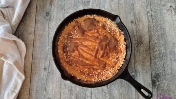 Dutch Baby met appel en karamel