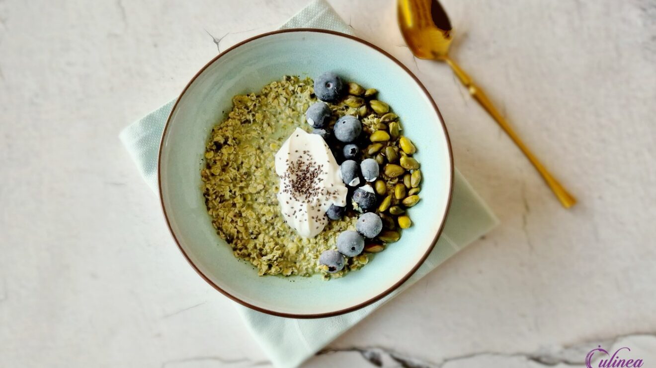 Overnight Oats met Matcha