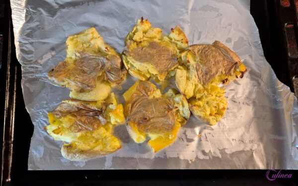 Smashed Aardappelen met Kaas en Spekjes