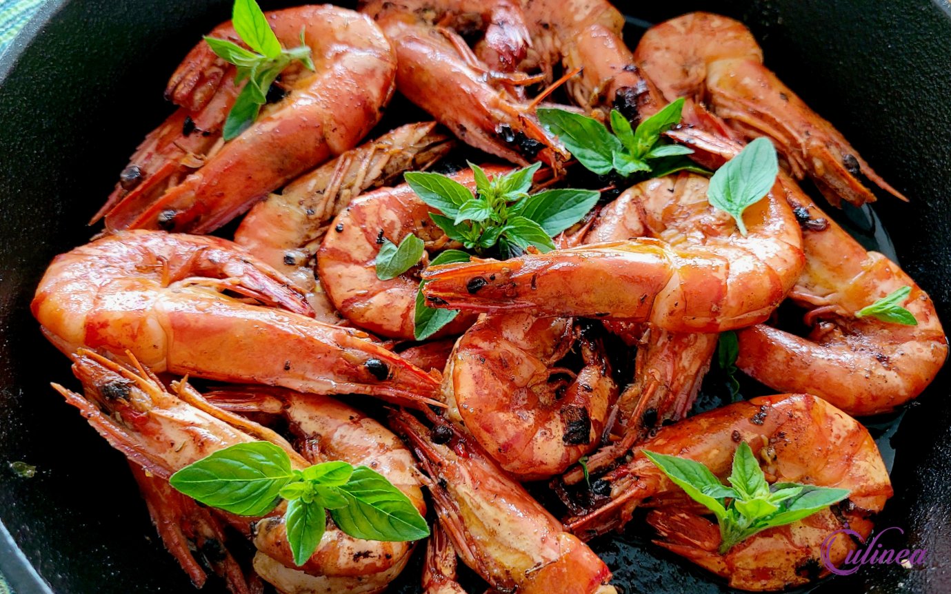 Welke groente past bij garnalen?