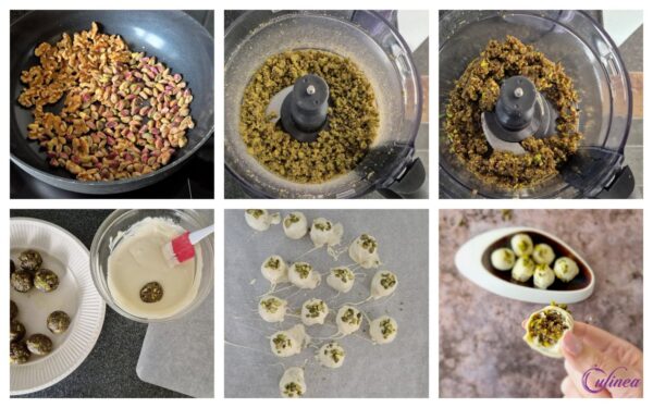 Witte Chocolade Pistache Truffels