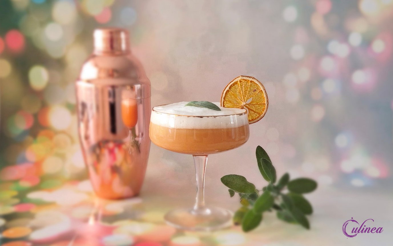 Bloedsinaasappel Cocktail met Salie