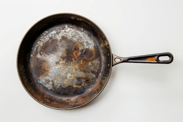 aangebrande pan