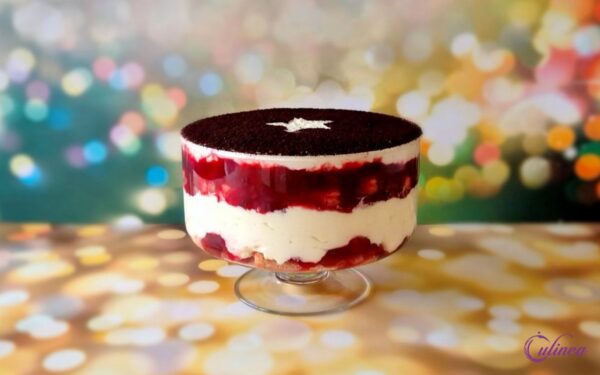 Cranberry Tiramisu Trifle – Feestelijk Dessert met Kerstsmaak