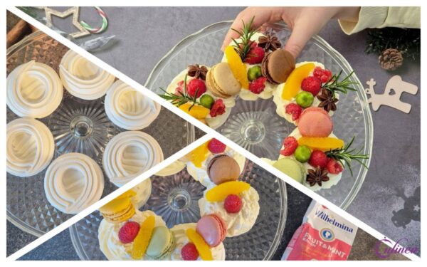 Pavlova Kerstkranstaart - Eenvoudig Recept