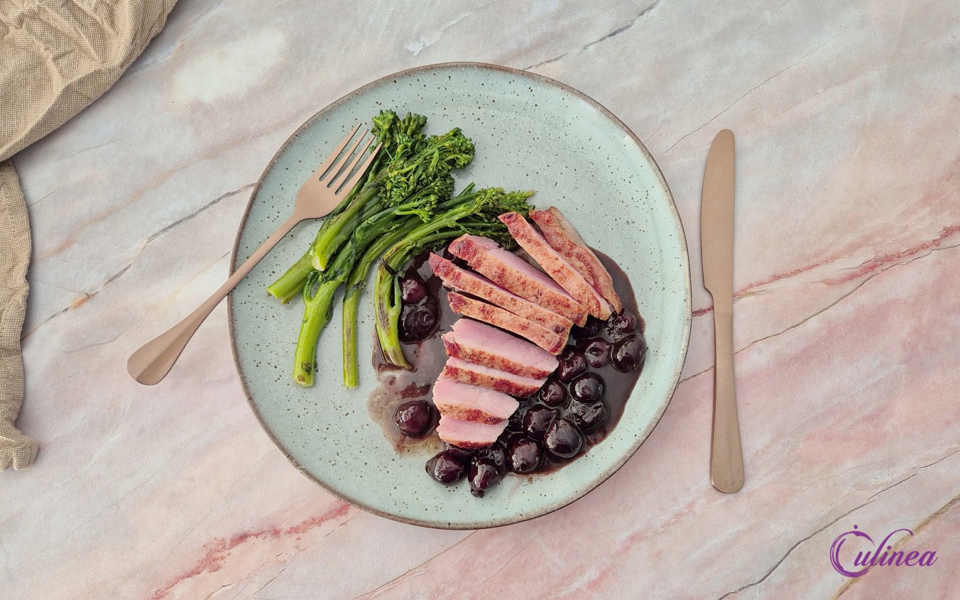 Varkenskotelet met Rum-Kersensaus