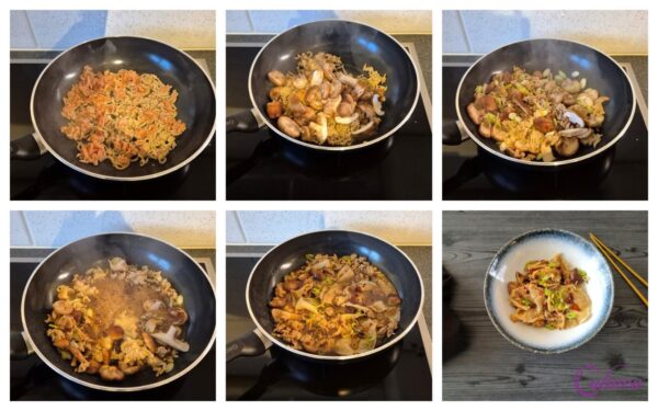 Gyoza Noedelsoep met Kipgehakt