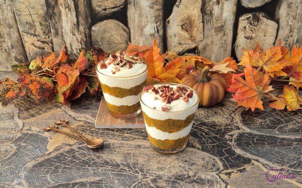 Pumpkin spice latte chiapudding