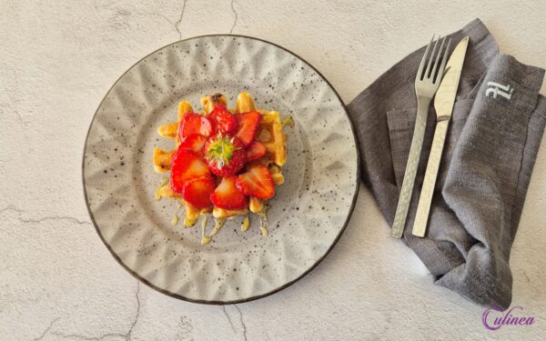Cottage Cheese Wafels met Amandelmeel