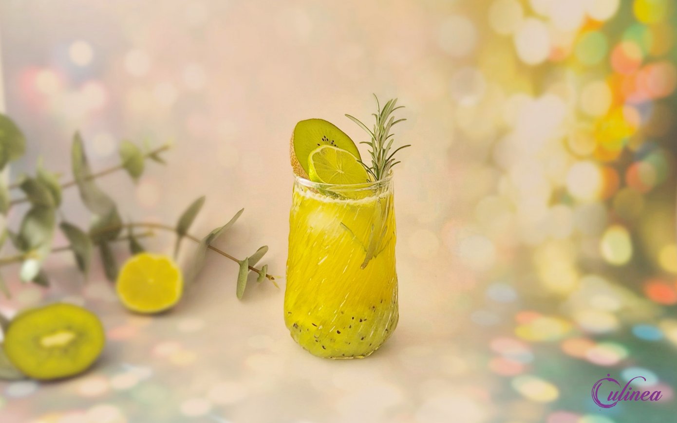 Kiwi Yuzu Mocktail