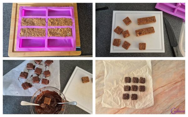 Noten en Dadel Chocoladeblokjes