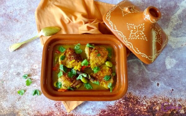 Kip Tajine met ingelegde Citroen