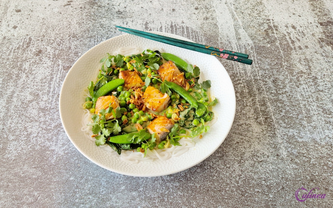 Thaise Groene Curry met Zalm