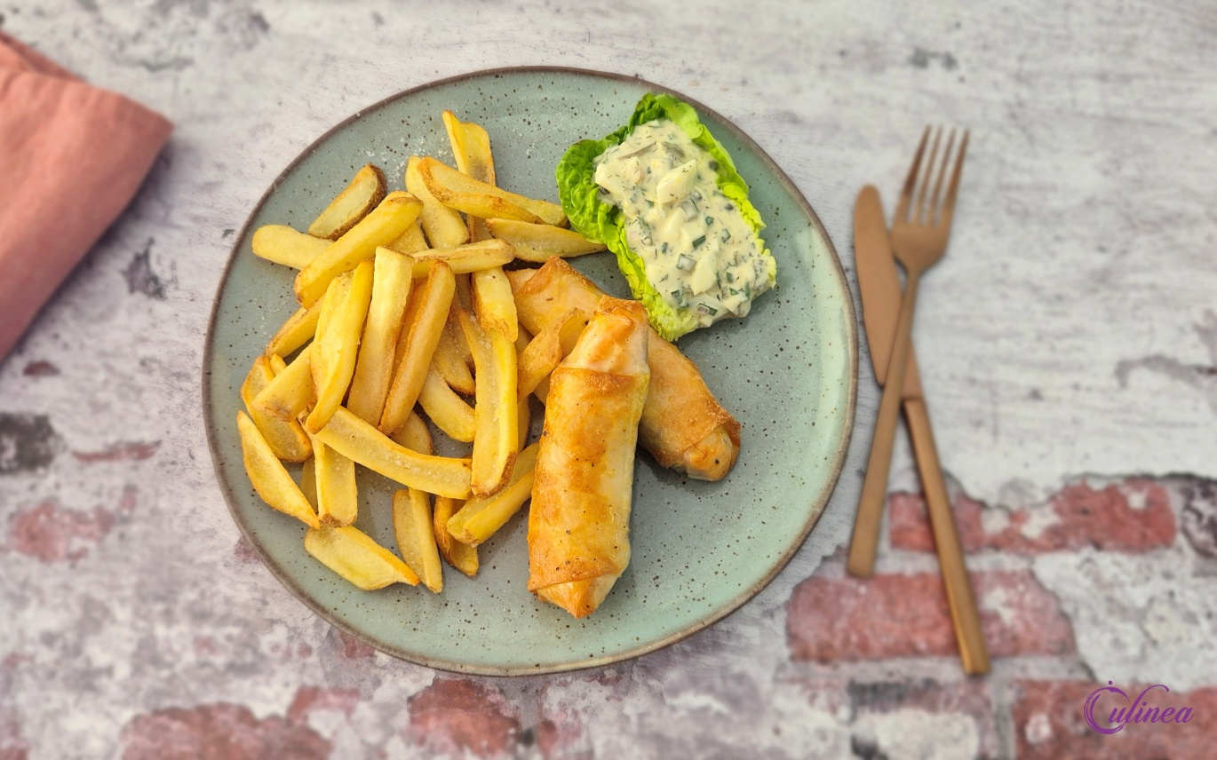 Krokante Fish and Chips uit de Airfryer