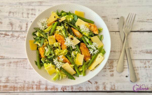 Salade met Kip en Groene Asperges