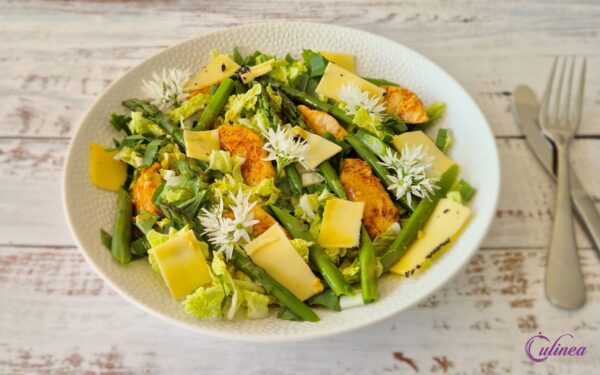 Salade met Kip en Groene Asperges