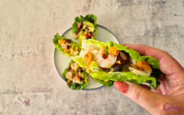 Slawraps met Garnalen