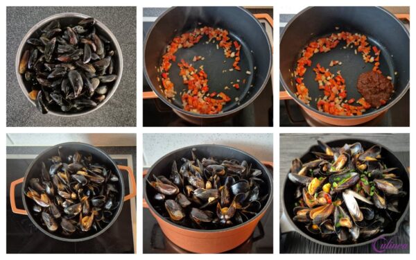 Mosselen met Harissa