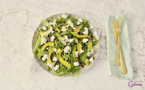 Salade met Geitenkaas en Avocado
