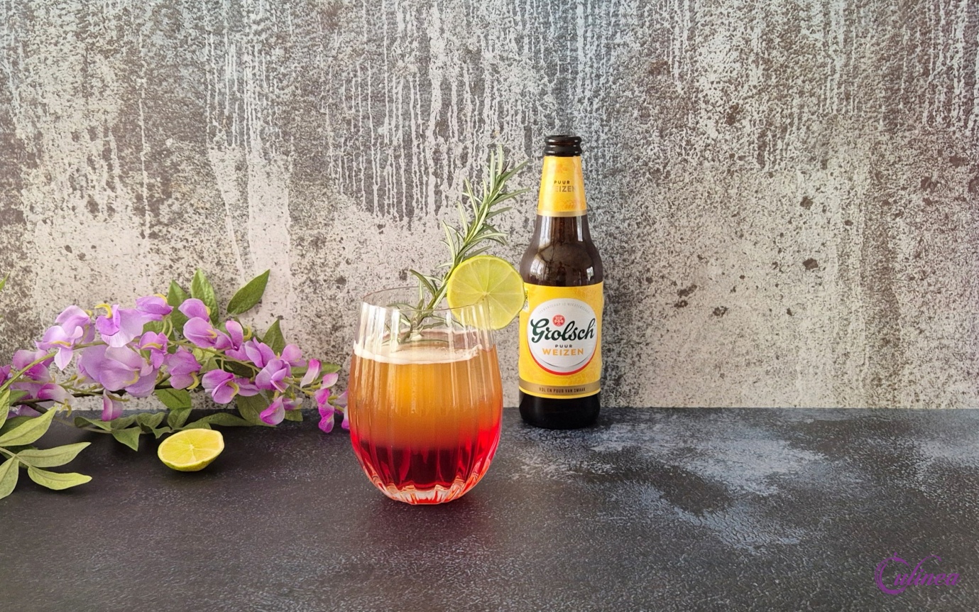 Witbier Cocktail met Kersensiroop