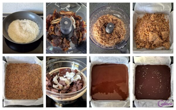 Kokos Dadelrepen met Chocolade