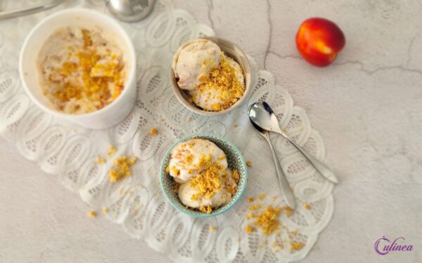 Nectarine Crumble IJs