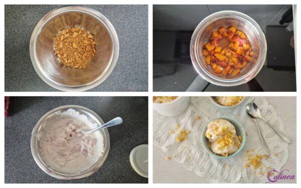 Nectarine Crumble IJs