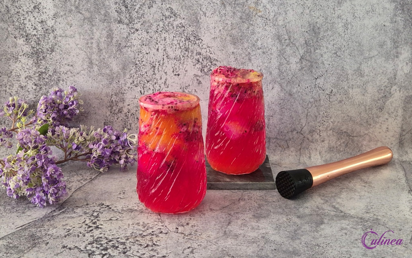 Pitaya Sinaasappel Mocktail